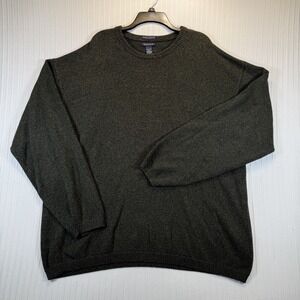 GANT Men's Classic Hand Framed Crew Neck Pullover Sweater Gray Knit 3XLT Vintage